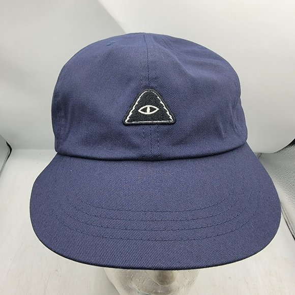 Poler Camp Vibes Big Bill Flopster Strapback Hat Blue Casual Hiking Outdoors - Picture 1 of 11